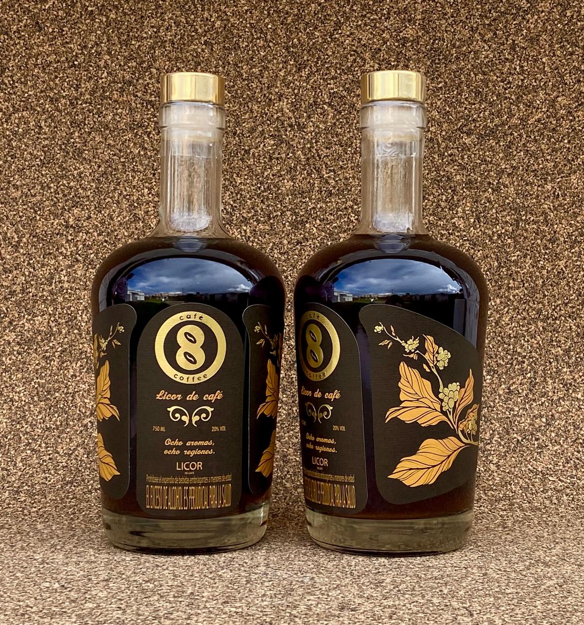 Licor de Café CAFÉ8COFFEE Botella Clásica 750 ml